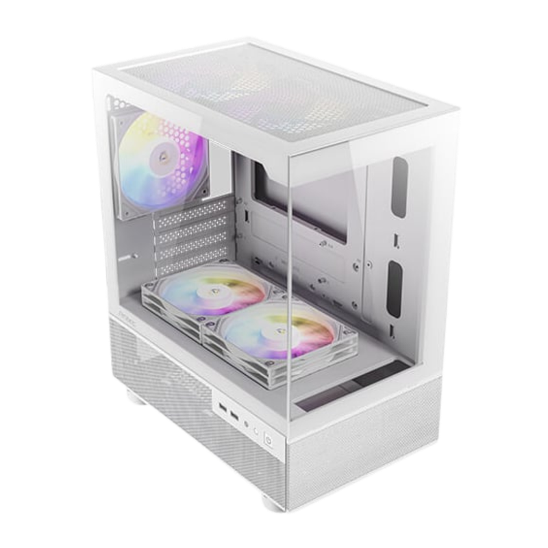 Antec CX200M Elite Micro-ATX | ITX RGB Mini-Tower Gaming Chassis  White