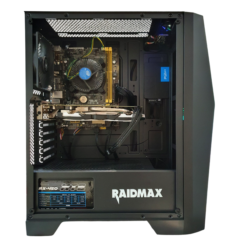 Intel Core i5-4th Gen Gaming PC with RX 570, 8GB RAM, 240GB SSD