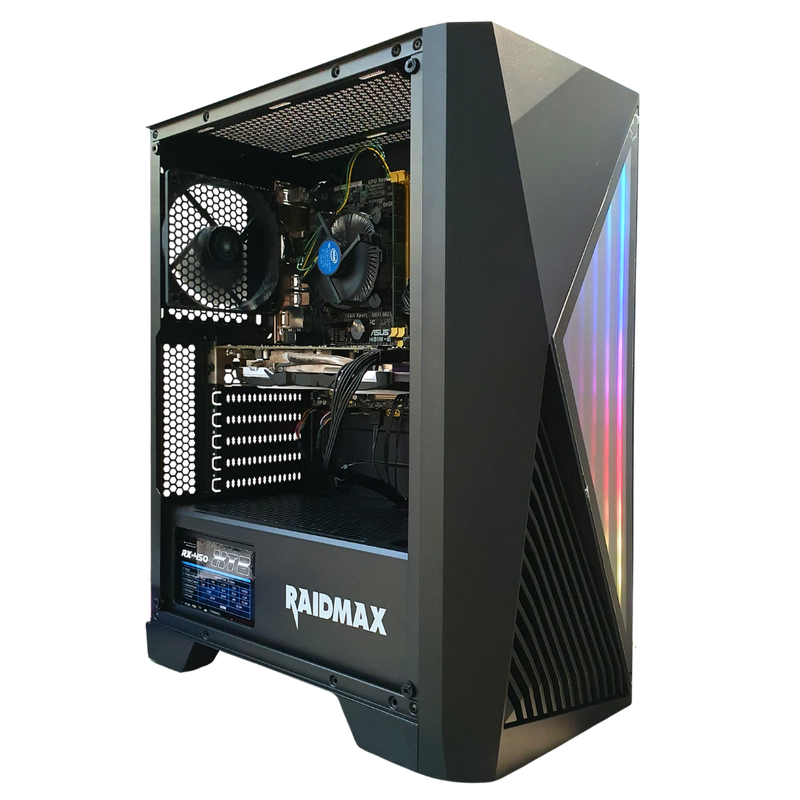 Intel Core i5-4th Gen Gaming PC with RX 570, 8GB RAM, 240GB SSD
