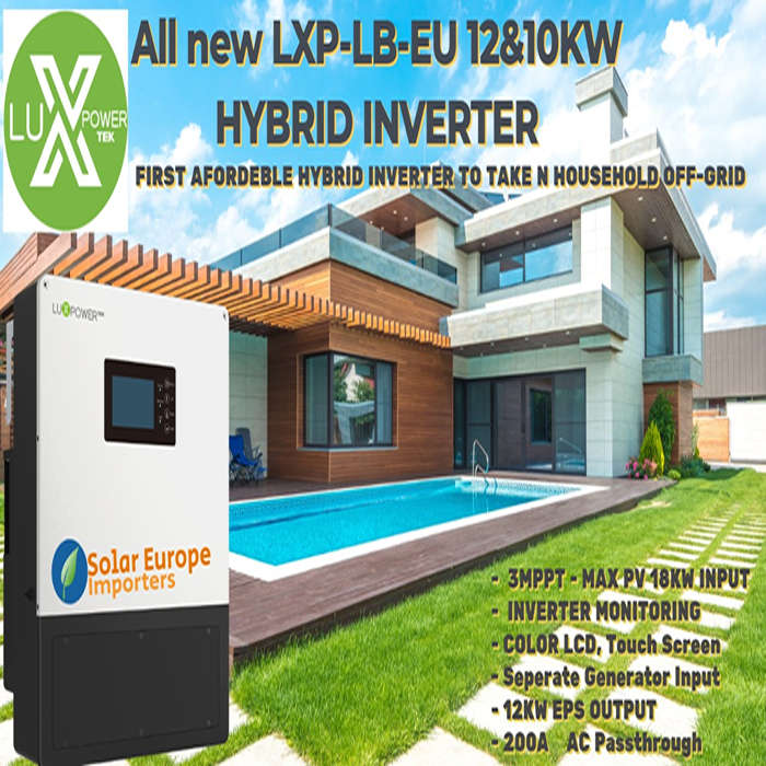 Lux Power: Inverter 12Kw Hybrid Single Phase (LUX-LXP-LB12K)