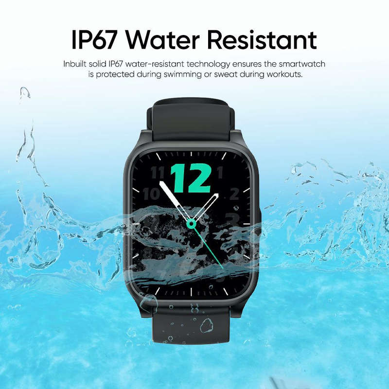 Astrum Smart Watch 1.91" HD IP67 with Call Sports HR BP Body Temp - MT30