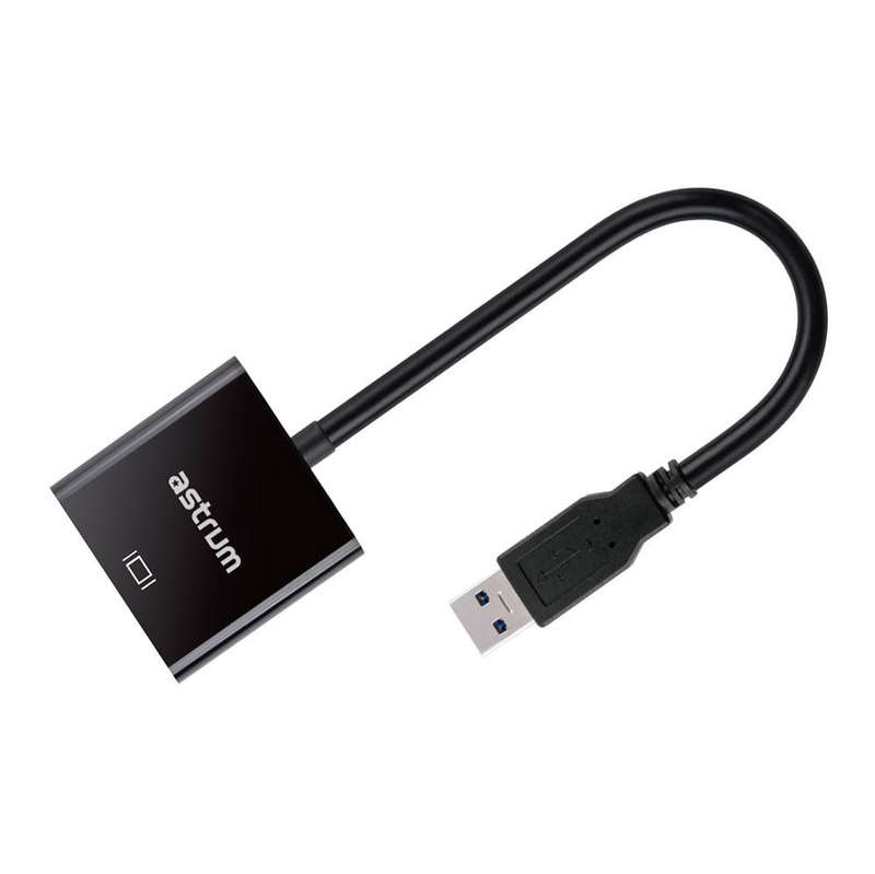 Astrum USB 3.0 Male to VGA M-F Active Adapter - DA550