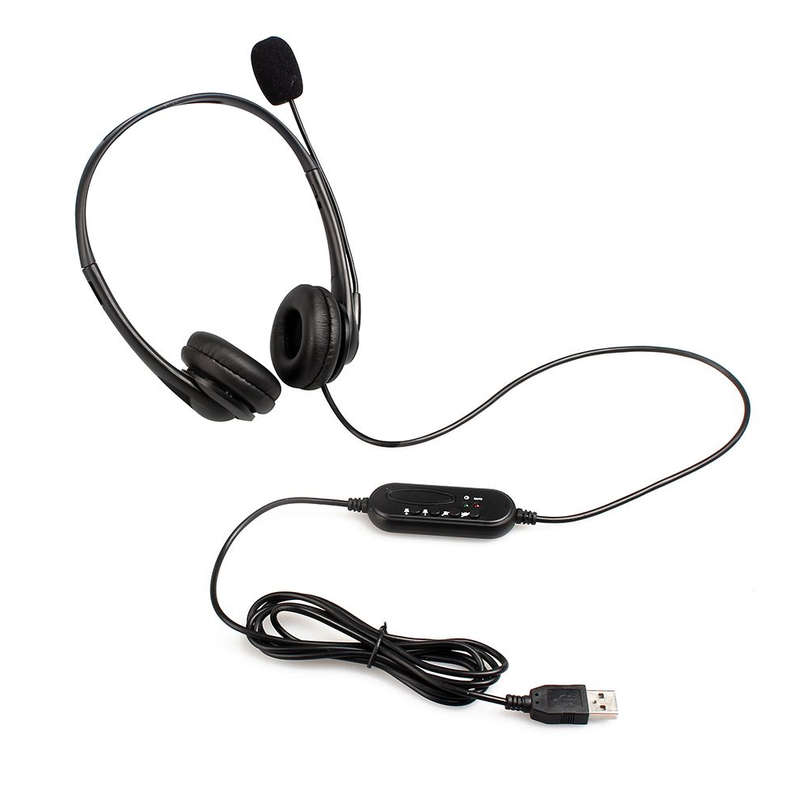 Astrum Professional USB PC Headset with Fixed Mic - HS750