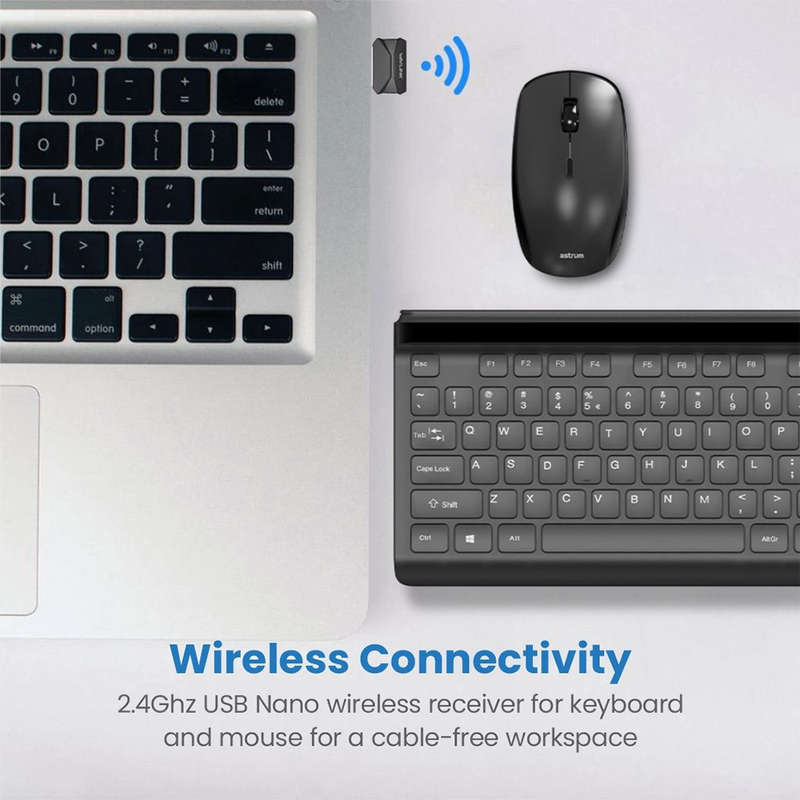 Astrum Wireless Desktop Keyboard and Mouse Combo - KW320