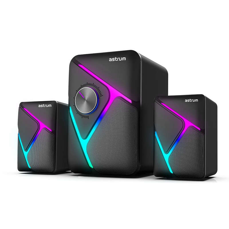 Astrum 2.1CH Multimedia USB Speaker Gaming LED 11W RMS - SM030