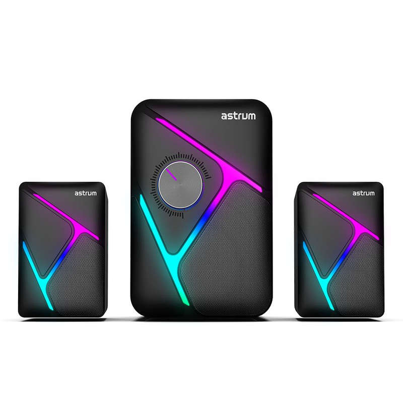 Astrum 2.1CH Multimedia USB Speaker Gaming LED 11W RMS - SM030