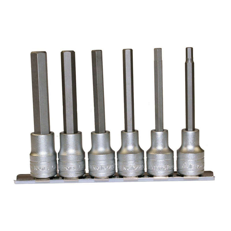 6 Piece 1/2" Drive Long Hex Socket Set M1211