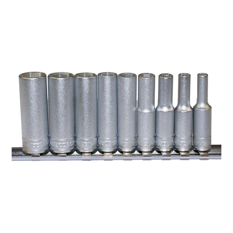 1/4" Drive Deep Socket Set, 9 Piece M1407