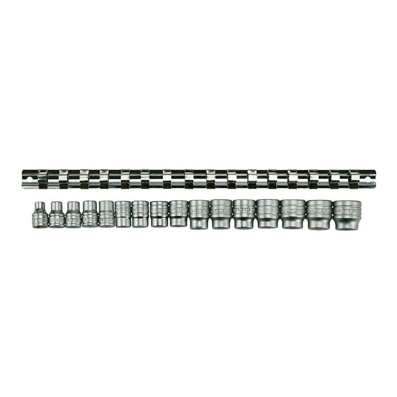 3/8in Drive Metric Socket Set 16 Pieces M3816
