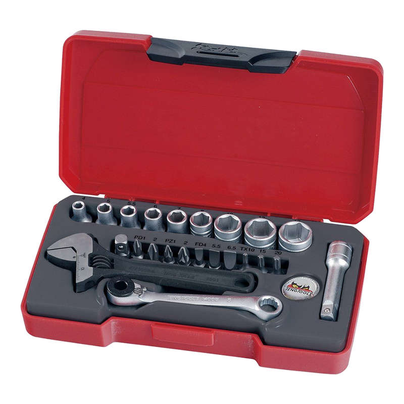 1/4" Drive Socket Set, 23 Piece T1423