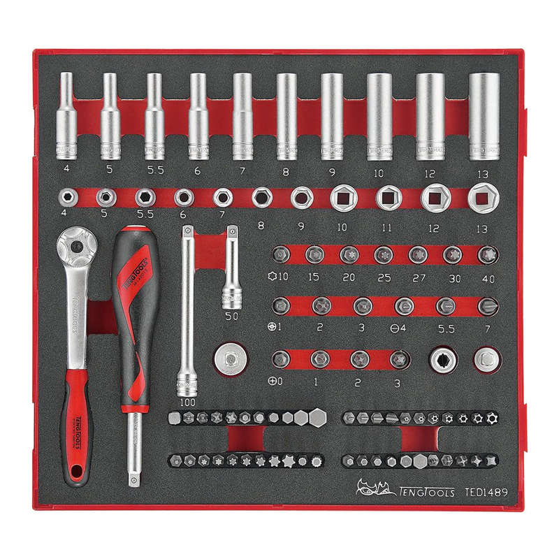 89PC 1/4" Drive Socket Set in EVA TED1489