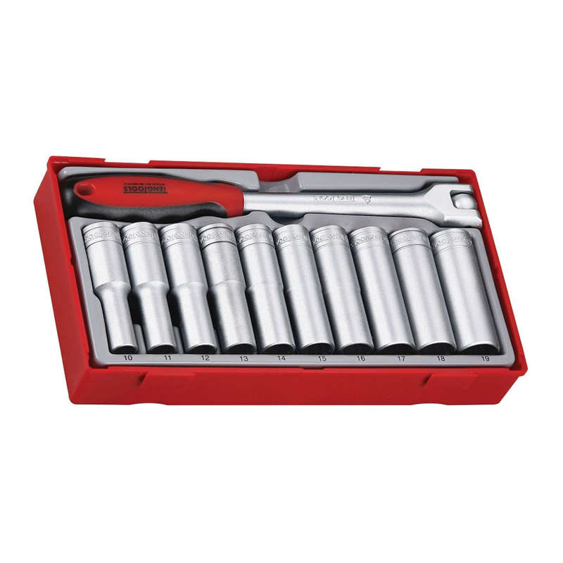 11 Piece 1/2inch Drive Deep Socket Set TT1211