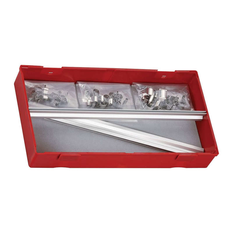 32 Piece Clip Rail Set Tray
