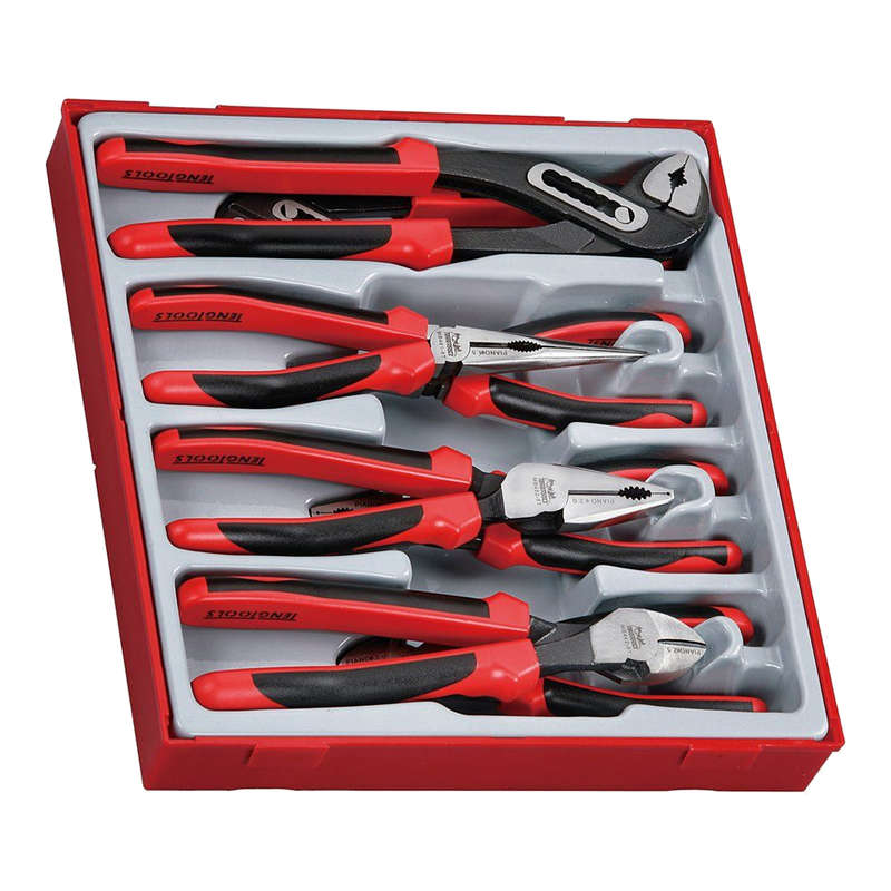 Plier Set with TPR Grip, 8 Piece TTD441-T