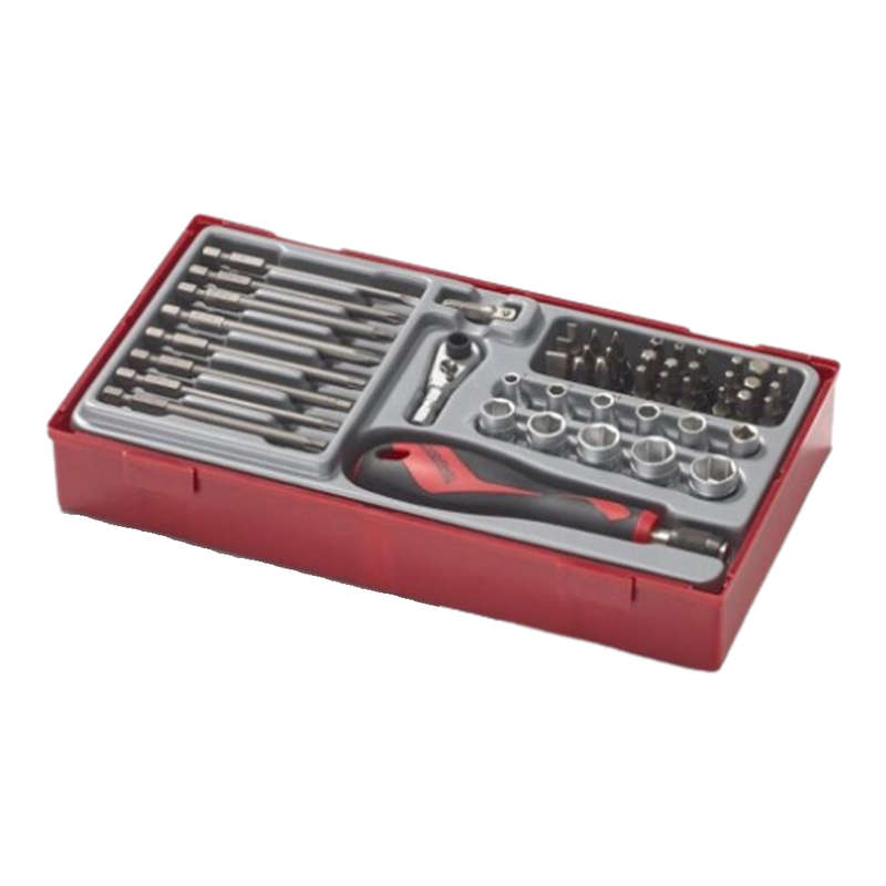 49 Piece 1/4inch Drive Bits, Socket and Driver Set TTMDQ49