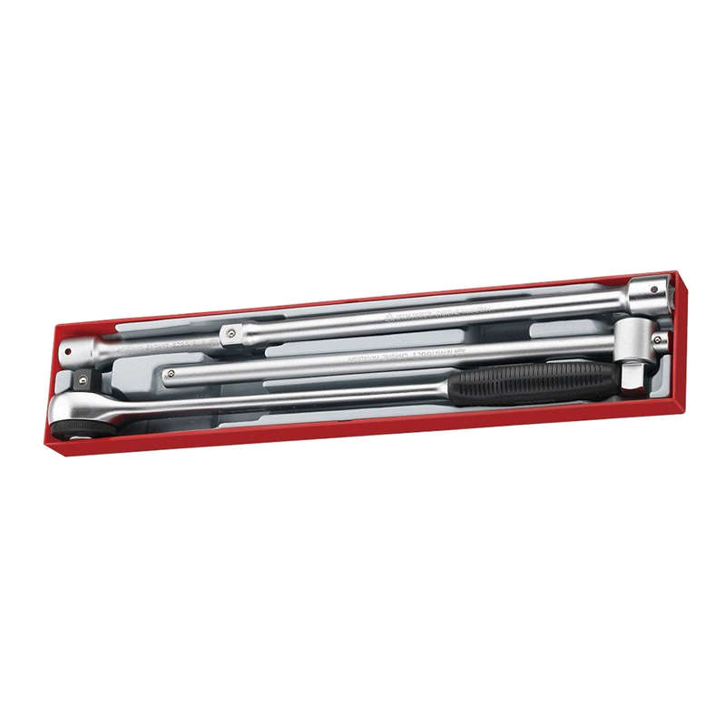 Teng Tools -3/4" Drive Ratchet & Accessories, 4 Pieces TTX3404