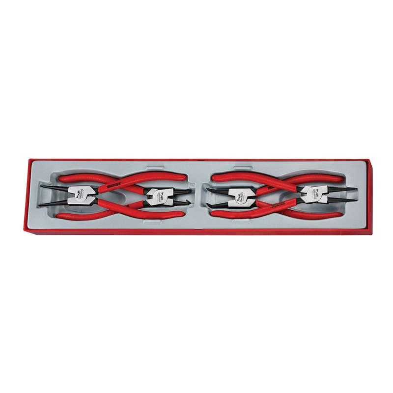 9"/225mm long Circlip Plier Set, 4PC TTX474-9