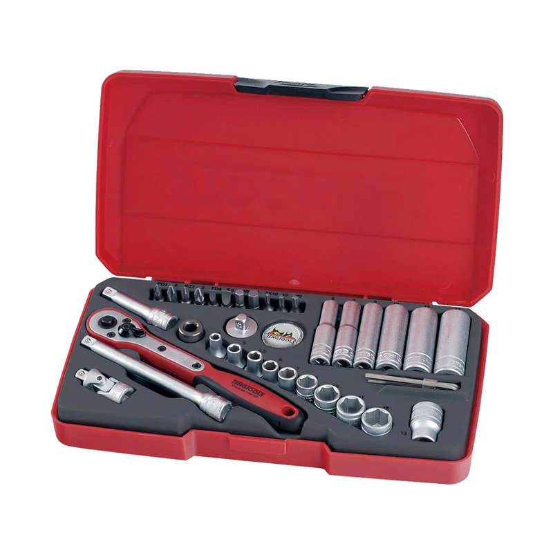 1/4'' Drive Socket Set, 36 Pieces - T1436