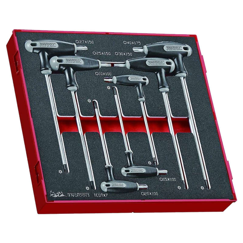 7PC T-Handle Tx Key Set - TEDTX7