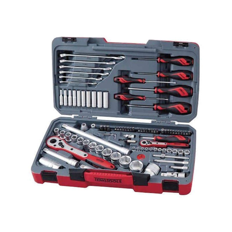 1/4'' & 1/2'' Drive Socket & Tool Set, 95 Pieces - TM095
