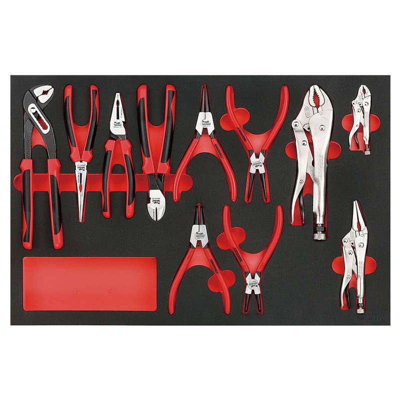 11 Piece Plier And Vice Grip Set in EVA - TTEMB11