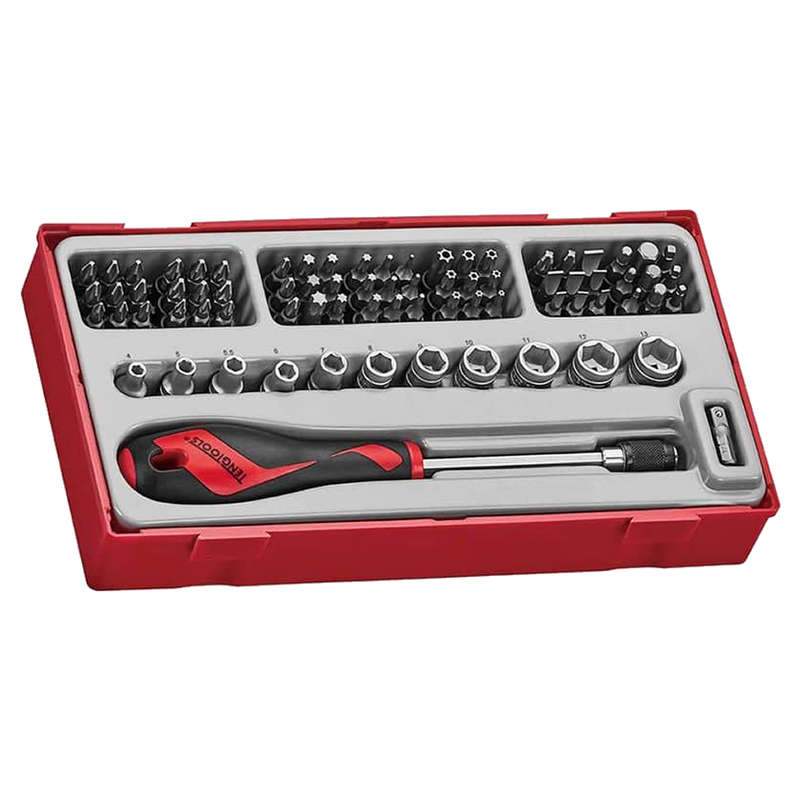 76 Piece Socket And Bits Set - TTMDQ76