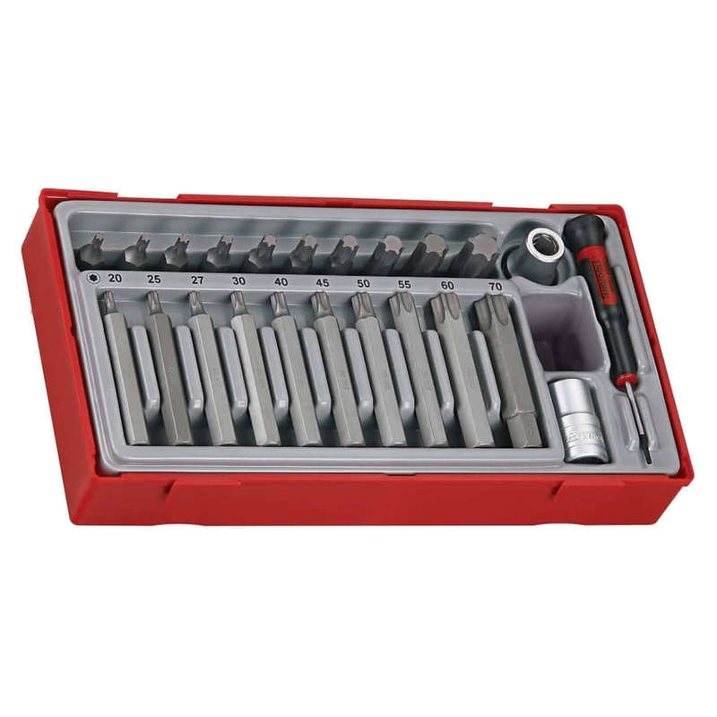 23PC 1/2'' Drive Tx Bit Socket Set - TTTX23