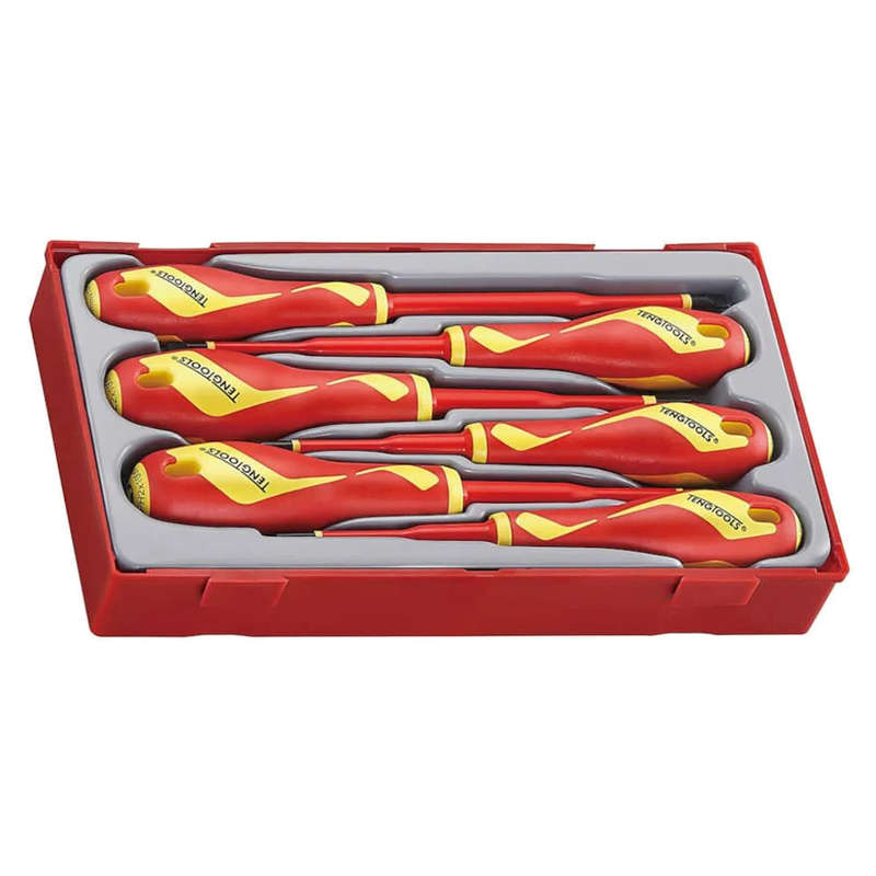 Teng Tools 6-Piece Vde Screwdriver Set Rbd - TTV706N