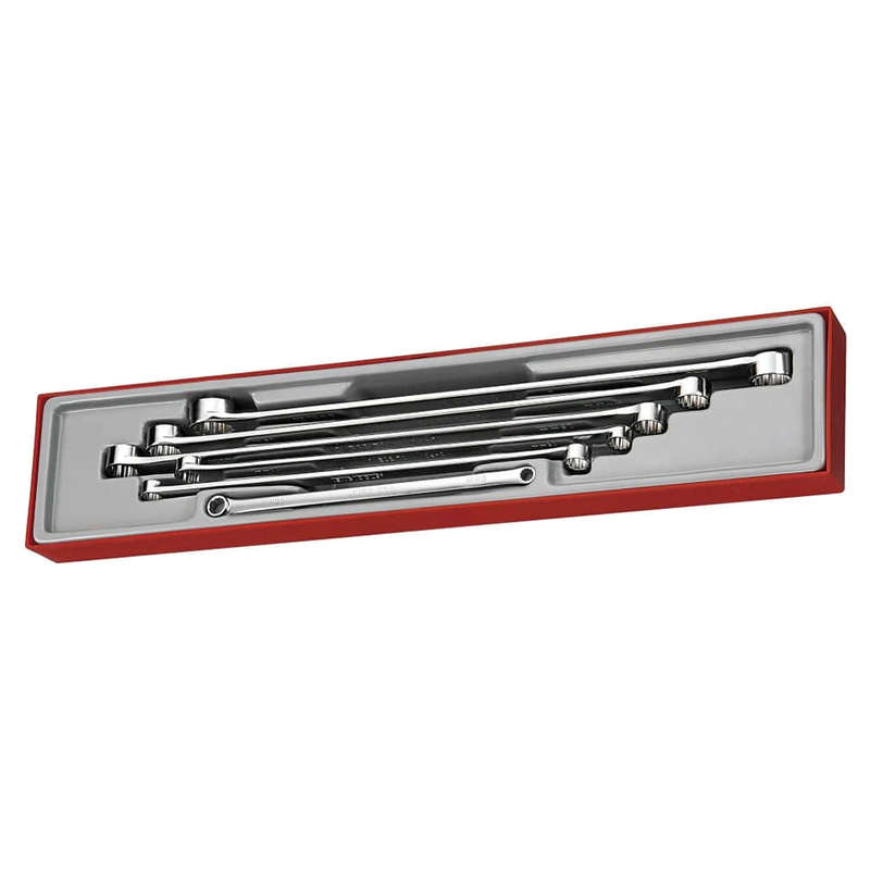 Extra Long Double Ring Spanner Set. 6 Piece - TTXFLS06