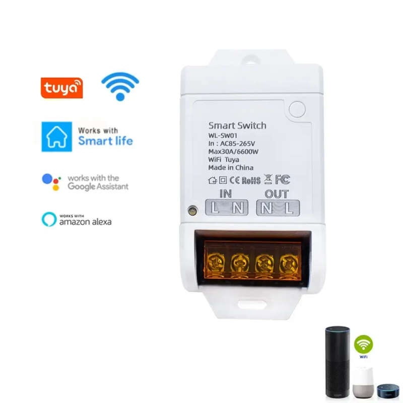 Tuya Wi-Fi Smart Switch 30A | Smart Life