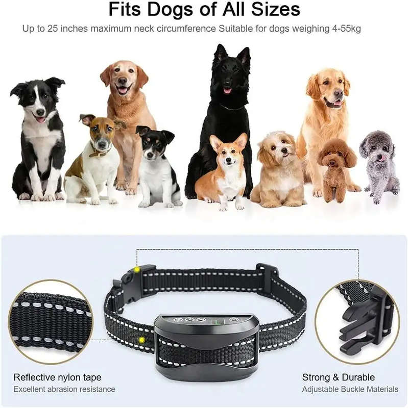 Anti-Barking Collar Vibrate + Pulse