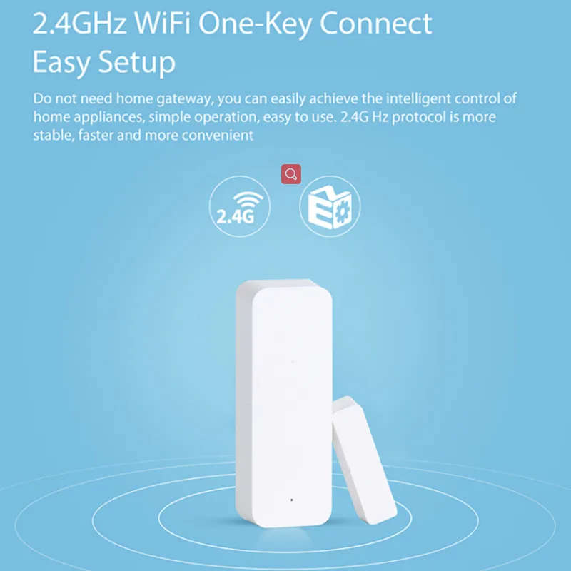 Smart Window & Door Sensor | Wifi Tuya Smart Life