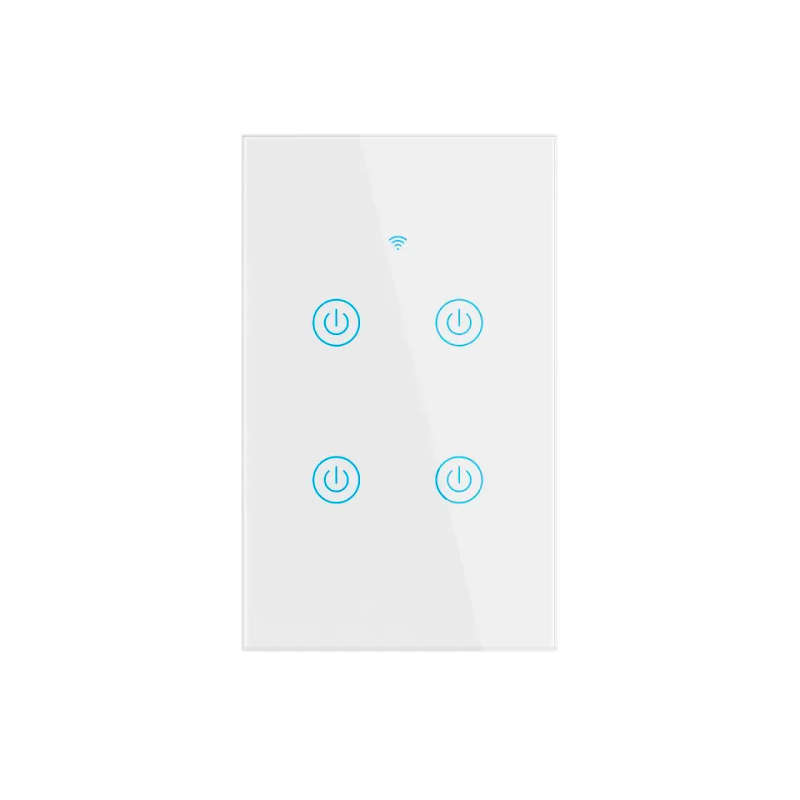 Smart Light Switch 4 Button | Neutral & Non-Neutral