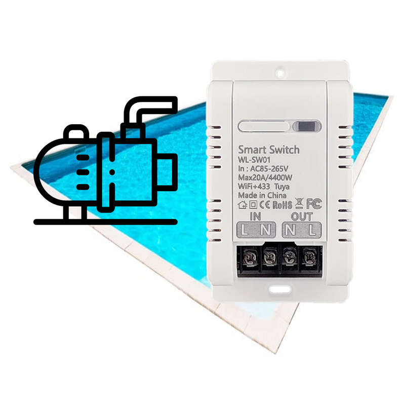 Tuya Wi-Fi Smart Pool Pump Switch 20A | Wifi Tuya Smart Life