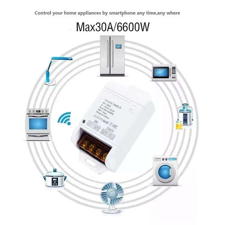 Tuya Wi-Fi Smart Geyser Switch 30A | Smart Life