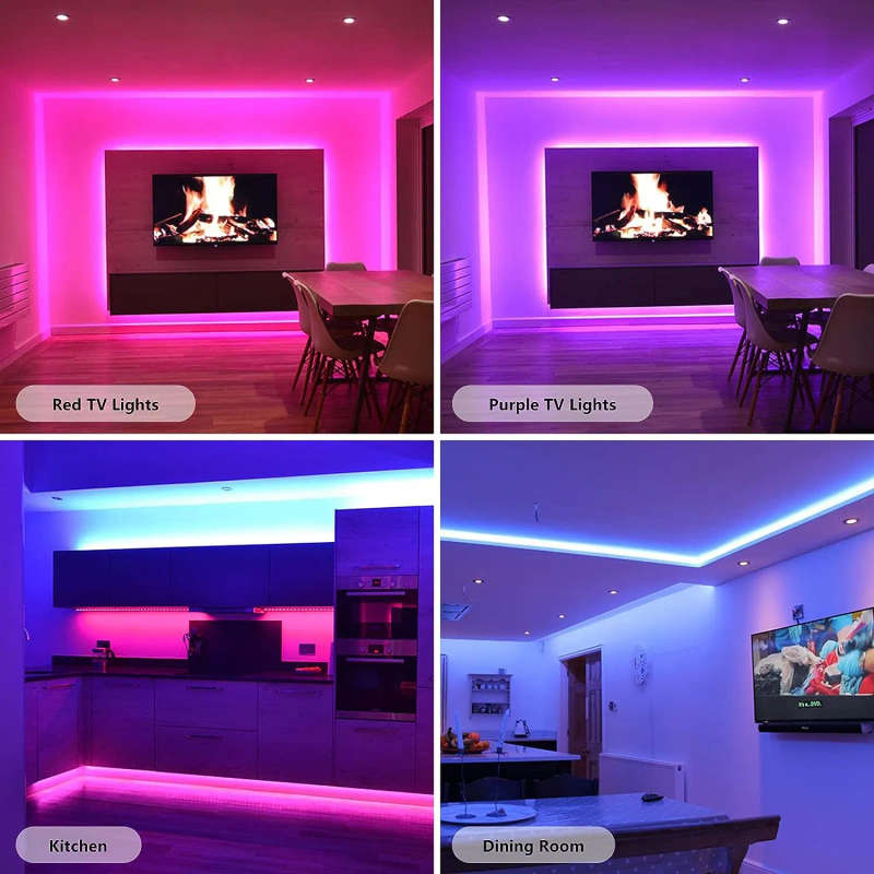 Smart Wifi RGBW Strip Lights | Music Control | Color Scenes