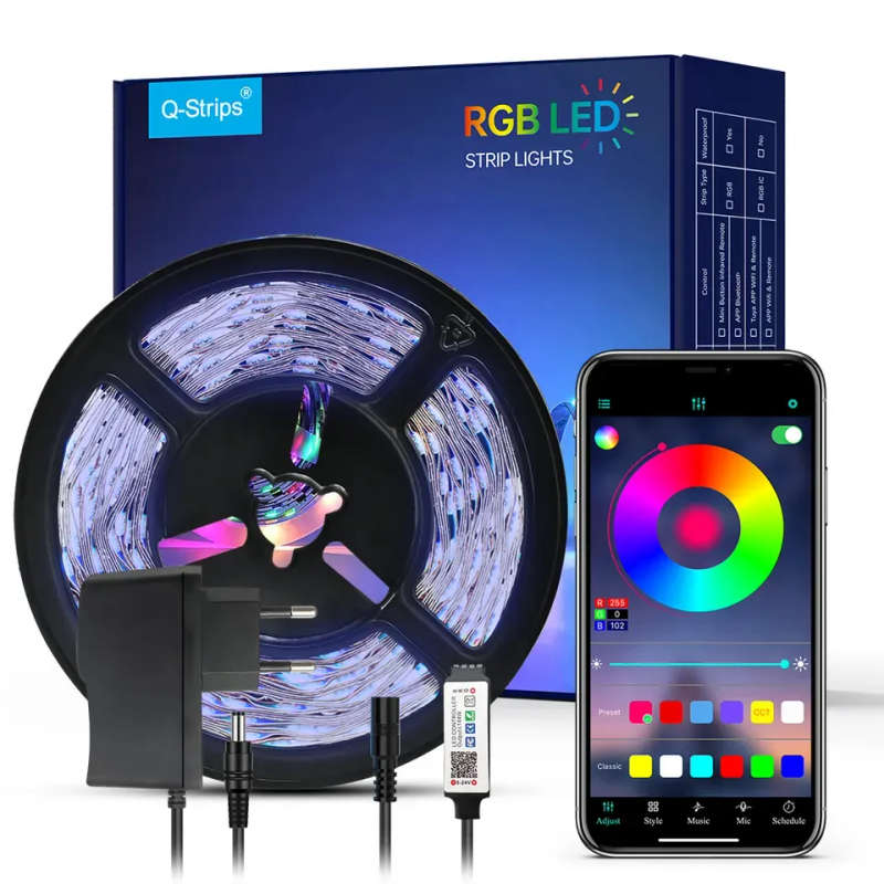 Smart Wifi RGBW Strip Lights | Music Control | Color Scenes