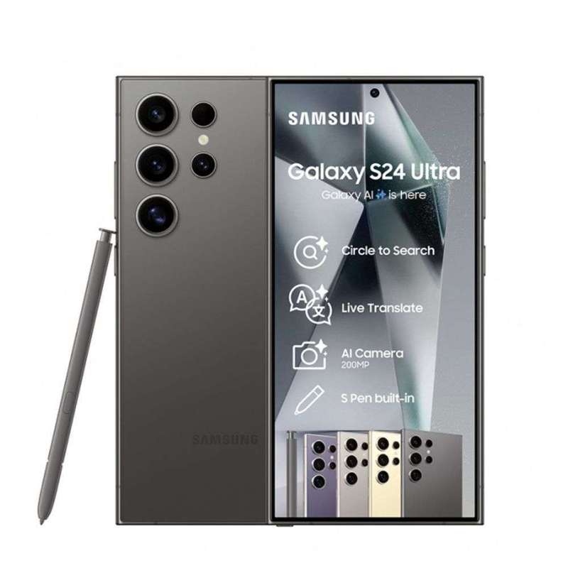 Samsung Galaxy S24 Ultra 5G 512GB Dual Sim Titanium Black Demo