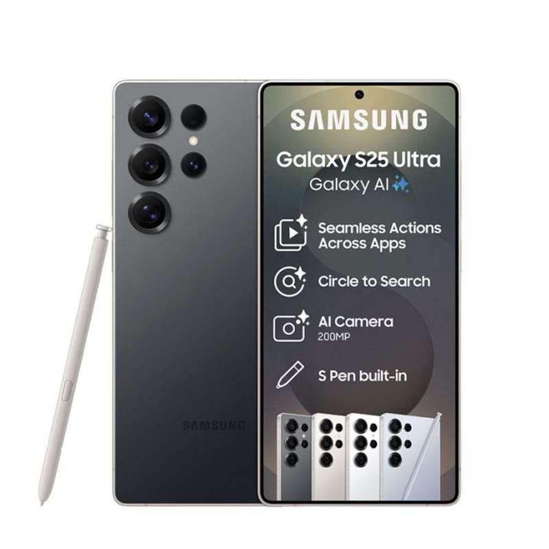 Samsung Galaxy S25 Ultra 5G 256GB Dual Sim Titanium Black New