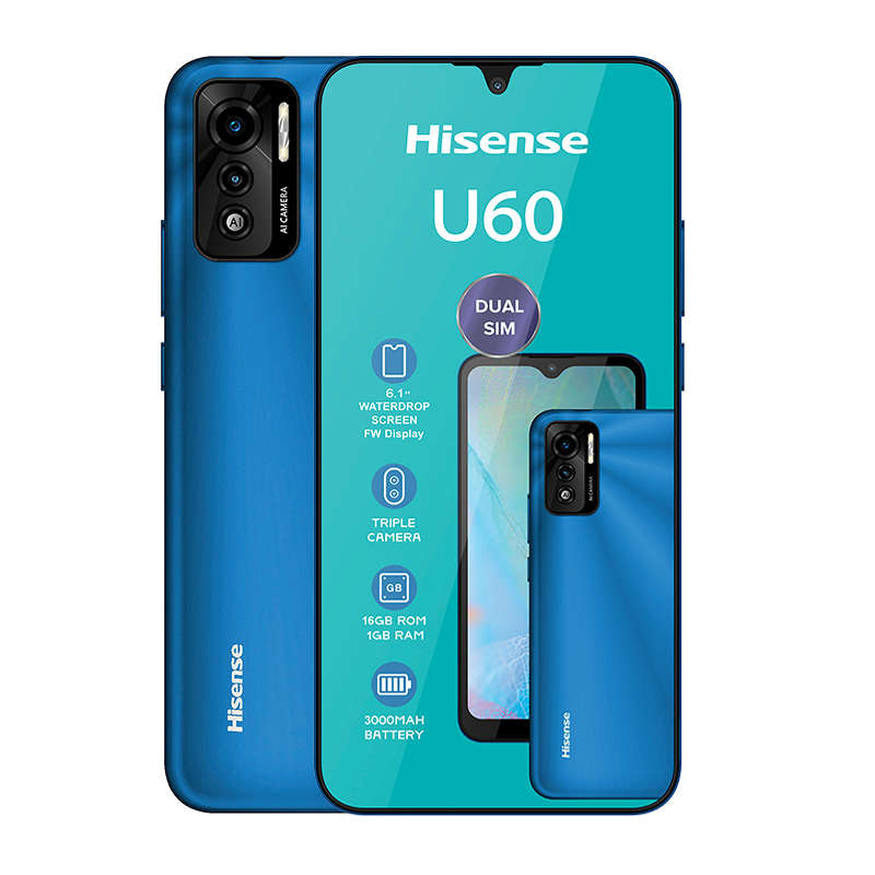 Hisense Infinity U60 4G Dual Sim 16GB Vodacom Network Locked - Blue