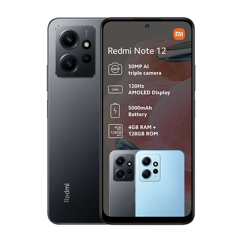 Xiaomi Redmi Note 12 Dual Sim 128GB - Grey