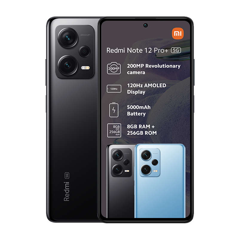 Xiaomi Redmi Note 12 Pro+ 5G Dual Sim 256GB - Grey + Xiaomi Robot Vacuum Mop E10