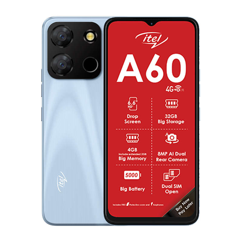 Itel A60 Dual Sim 32GB Vodacom Network Locked - Blue