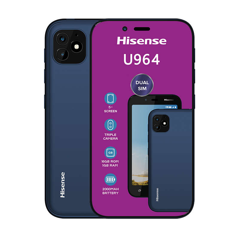 Hisense U964 Dual Sim 16GB Network Locked - Blue