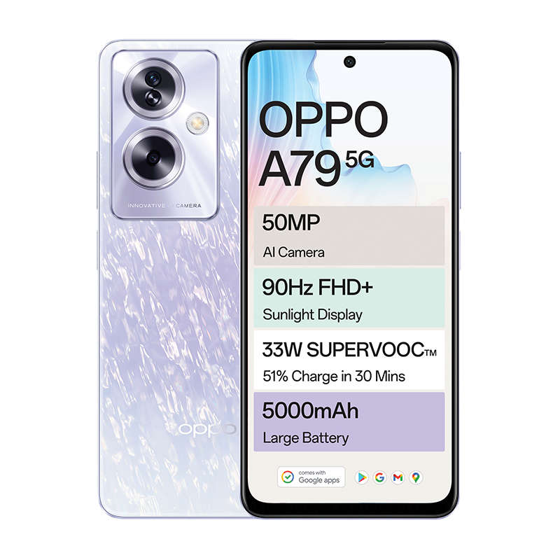 Oppo A79 5G Dual Sim 256GB - Dazzling Purple
