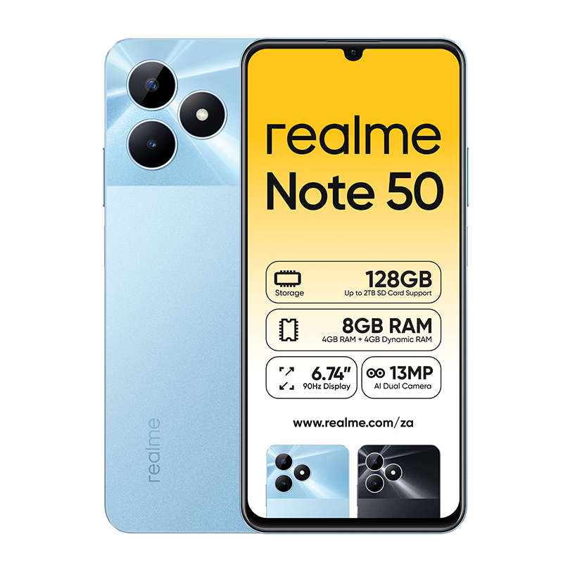Realme Note 50 4G Dual Sim 128GB - Blue