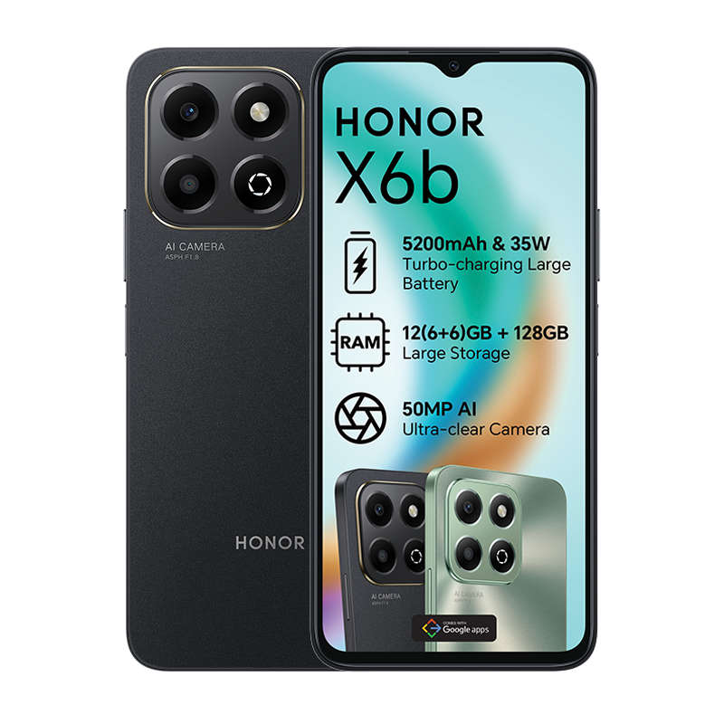 Honor X6b 4G Dual Sim 128GB - Black