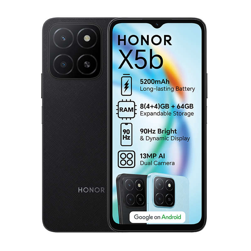Honor X5b 4G Dual Sim 64GB - Black