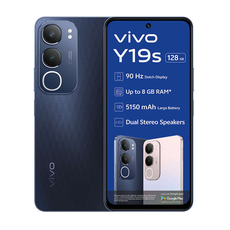Vivo Y19s 4G Dual Sim 128GB - Black