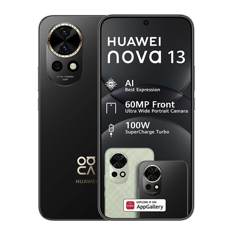 Huawei Nova 13 4G Dual Sim 256GB - Black